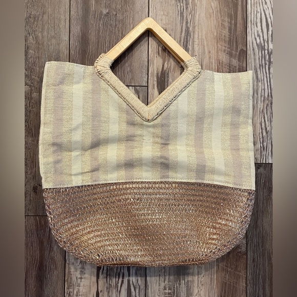 Handbags - Mystique Metallic Tote Bag